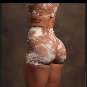 Darc Sports Shorts in Desert Rose Cream Jumble Marble